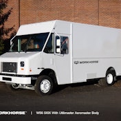 Workhorse Group added the Utilimaster Aeromaster to its W56 electric step van.