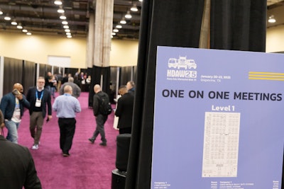 One-on-one business meetings are one of the many networking opportunities HDAW offers.