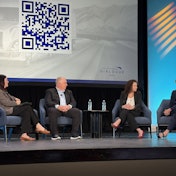 From left: Emily Poladian, MEMA Aftermarket Suppliers; Tim Bauer, Eaton; Nicole Oreskovic, Bendix CVS; and Paige Petroni, Fontaine Fifth Wheel, participate in a supplier operations panel discussion during Heavy Duty Aftermarket Dialogue Monday in Grapevine, Texas.