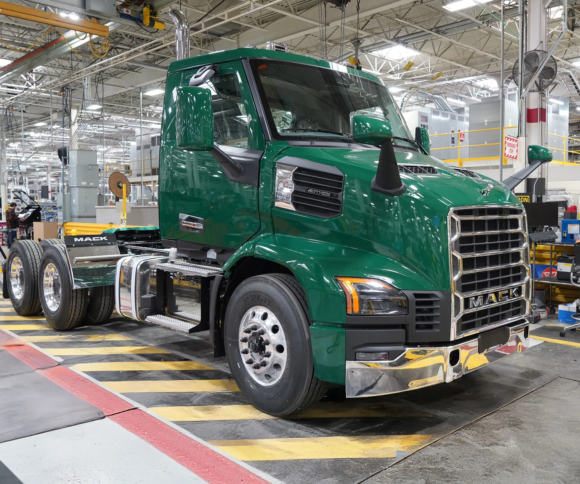 Mack started production on the all-new Anthem at its Pennsylvania plant, the company announced Tuesday.