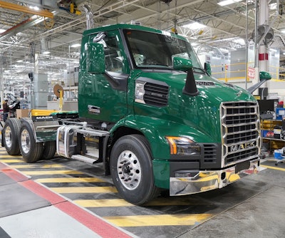 Mack started production on the all-new Anthem at its Pennsylvania plant, the company announced Tuesday.