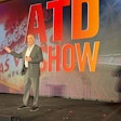 David Carson with Daimler Truck North America speaks during the opening general session at the 2026 American Truck Dealers (ATD) Show Tuesday in Las Vegas.