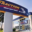 A Traction Heavy Duty Parts location in Canada. With more than 100 locations, Traction is the largest heavy-duty commercial vehicle distribution brand within Genuine Parts Company.