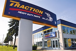 A Traction Heavy Duty Parts location in Canada. With more than 100 locations, Traction is the largest heavy-duty commercial vehicle distribution brand within Genuine Parts Company.