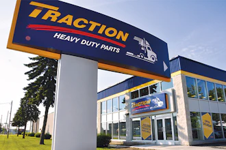A Traction Heavy Duty Parts location in Canada. With more than 100 locations, Traction is the largest heavy-duty commercial vehicle distribution brand within Genuine Parts Company.