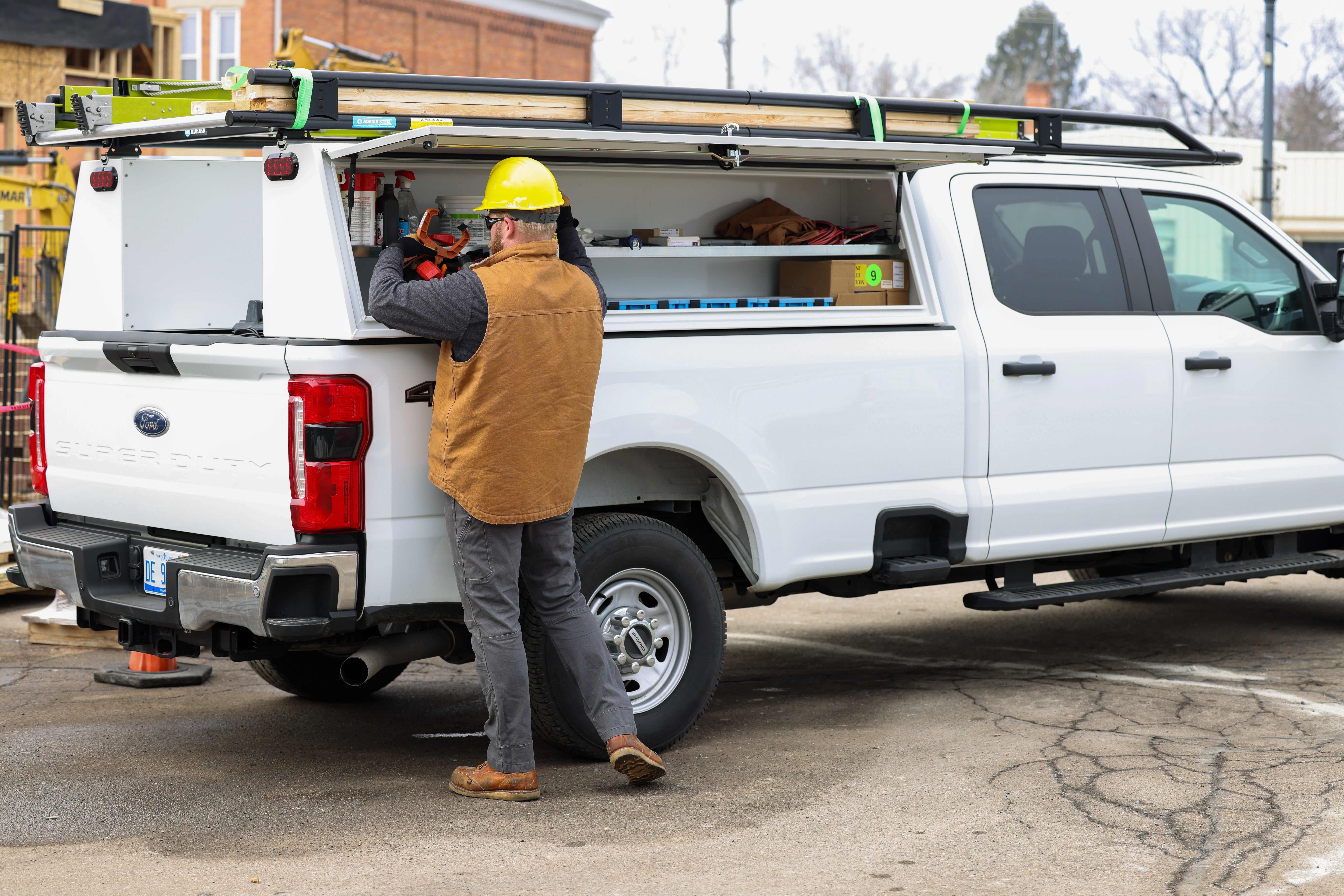 Adrian Open Body Truck Shelving