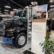 Mack's MD Series on display at Work Truck Week in Indianapolis. Mack announced its proprietary collision mitigation technology Mack Protect is now available on the MD Series during the event.