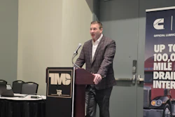 Valvoline's John Walters said the Premium Blue One Solution Gen 2 oil is the first to receive OEM-approved oil drain intervals of 100,000 miles.