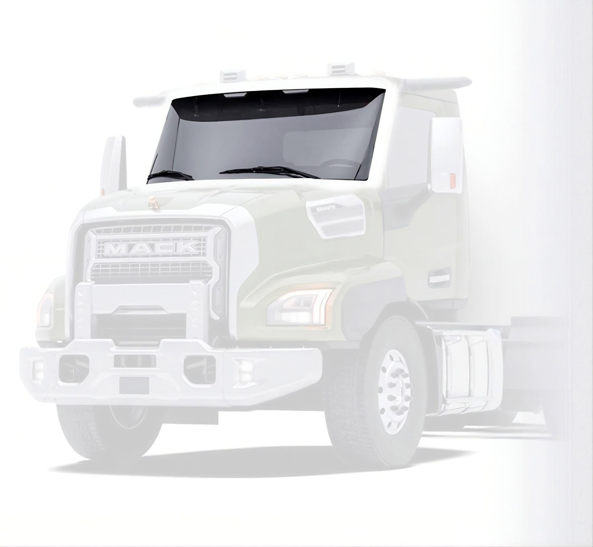 Mack Trucks announced the availability of the Mack ImpactShield windshield using Corning Fusion5 glass.
