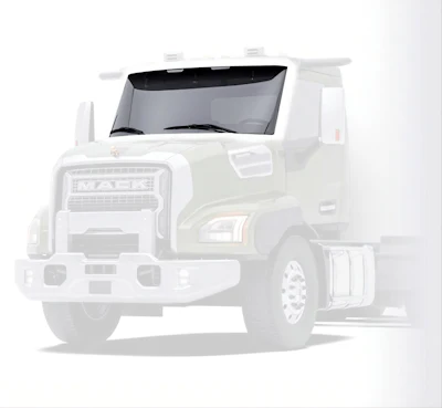 Mack Trucks announced the availability of the Mack ImpactShield windshield using Corning Fusion5 glass.