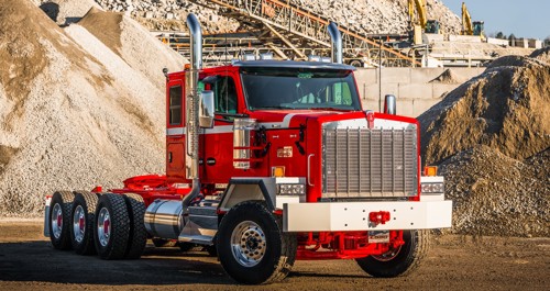 Kenworth unveiled the C580 vocational truck at the CONEXPO show in Las Vegas.