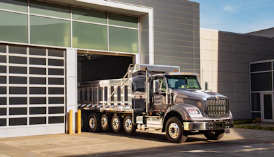 International Hx Exited Service Garage