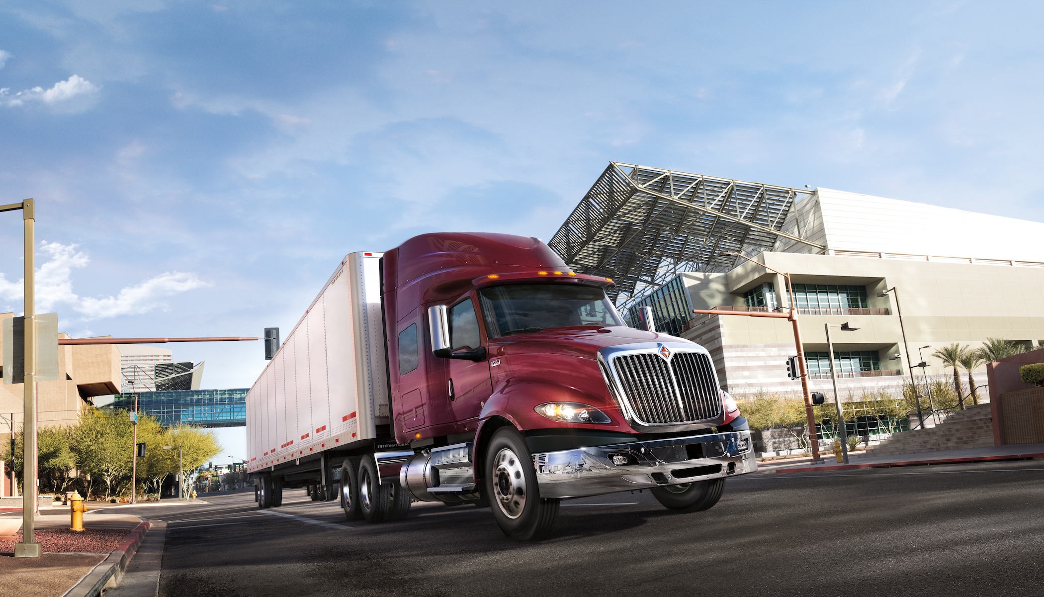 International Rh With Integrated S13 Powertrain On Roadway