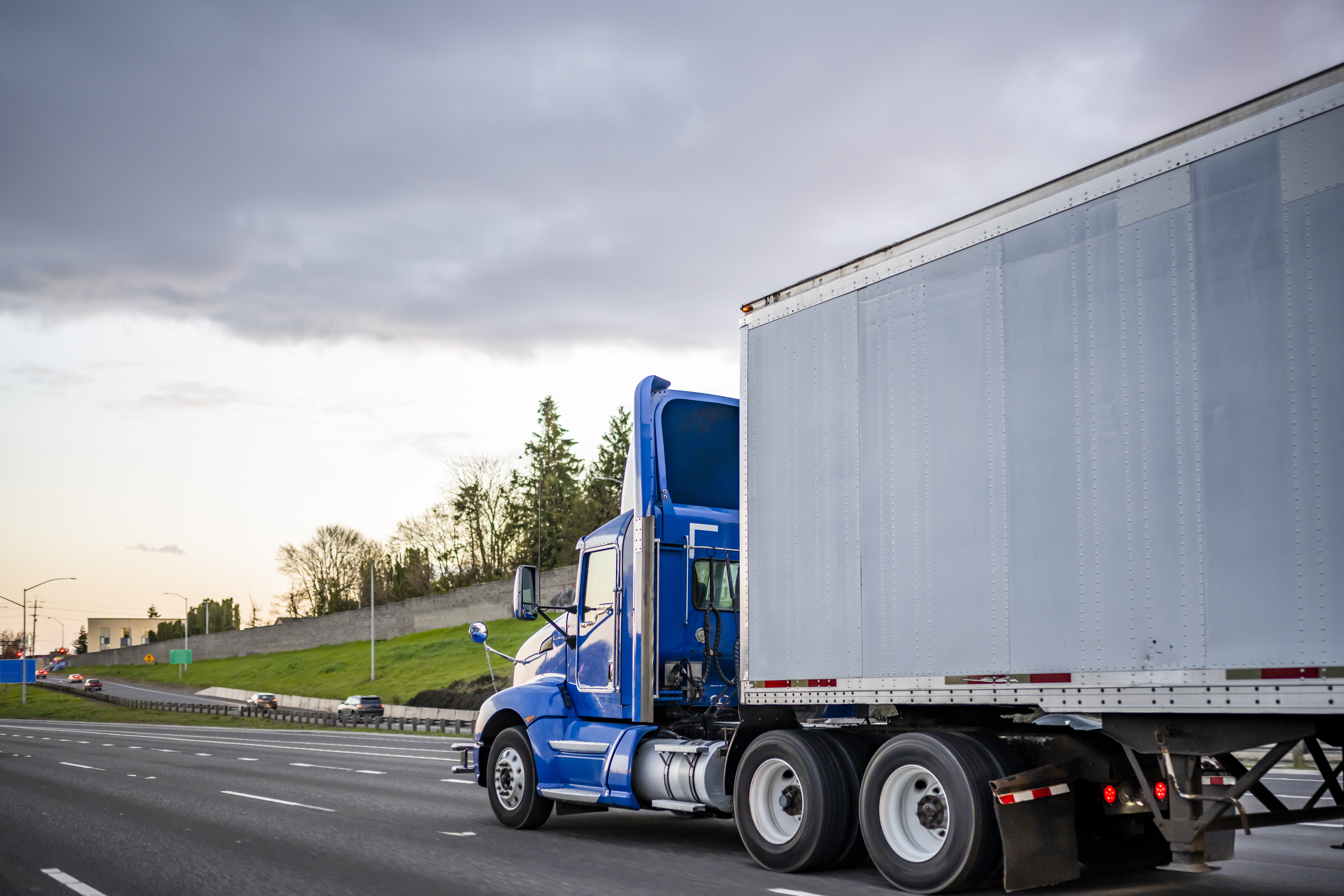Truck On Interstate
