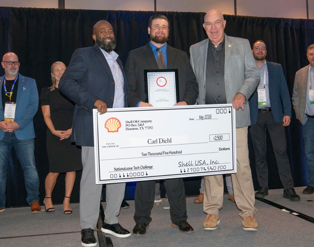 Carl Diehl repeated as NationaLease's top technician at the NationaLease Tech Challenge.