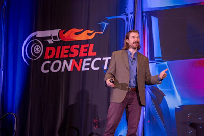 Dr. Alex Leslie from the American Transportation Research Institute (ATRI) speaks to Fullbay's Diesel Connect conference in Arizona.