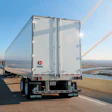 Great Dane Champion Dry Van Crossing Bridge