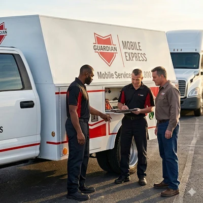 Vanguard Truck Centers launched a mobile service, Guardian Mobile Express.