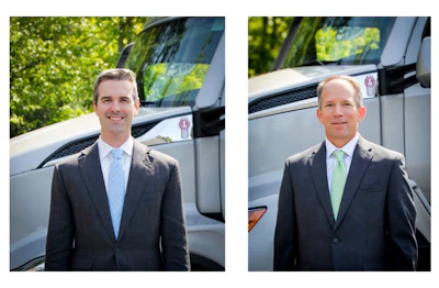 Peter Ahrens, left, is the new general manager of Kenworth and Paccar vice president. Joe Adams, right, is Kenworth's new assistant general manager of operations.