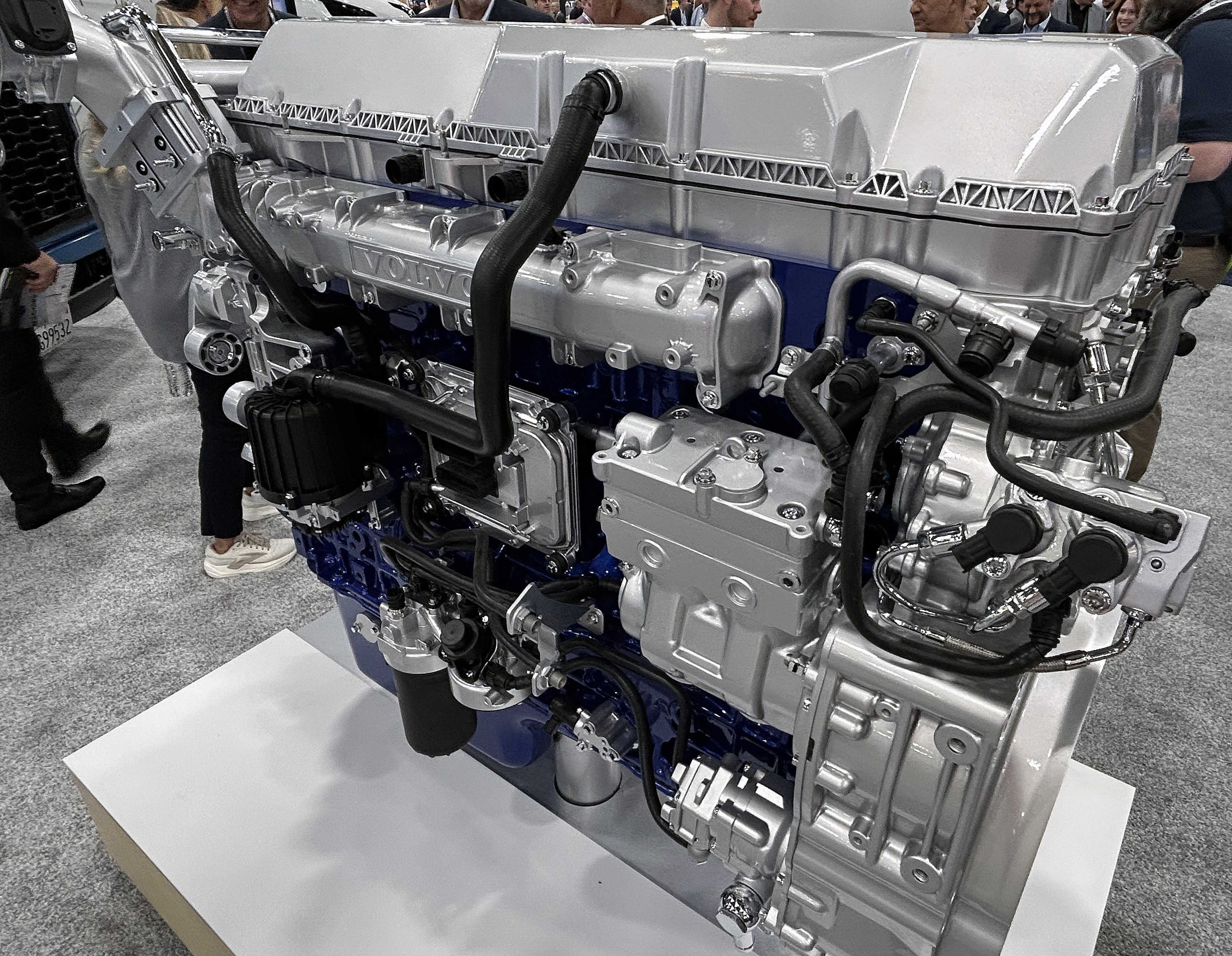 Volvo Trucks North America on Monday introduced a new engine designed to meet the 2027 emissions standards set by the U.S. EPA.