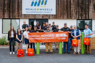 Advantage Truck Group (ATG) made a Haulin' 4 Hunger donation to Meals on Wheels of Hillsborough County, N.H.