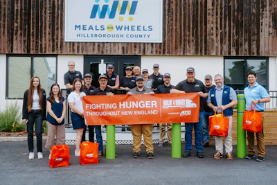 Advantage Truck Group (ATG) made a Haulin' 4 Hunger donation to Meals on Wheels of Hillsborough County, N.H.