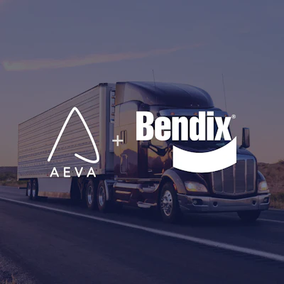 Bendix and Aeva have partnered on a new LiDAR-based safety solution for Class 8 trucks.