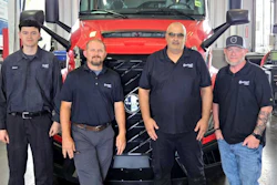 Team ~~~VN4~~~ from Bruckner's Truck & Equipment in Dallas is bound for Sweden as part of the Volvo Trucks tech championships.