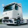 White Hino HiAce 50 commercial truck photographed outdoors with clear blue sky background