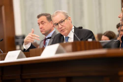American Trucking Associations President and CEO Chris Spear speaks to a Senate subcommittee on Tuesday.