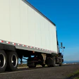 Trailer And Truck On Road