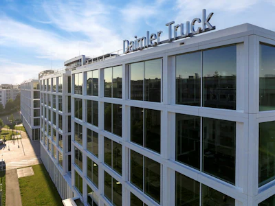 Daimler Truck sales in North America were up 8% in the second quarter.