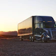 Volvo Trucks says orders jumped 122% in the second quarter of the year.