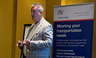 NationaLease President Dean Vicha speaks at a two-day human resources summit in Chicago.
