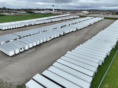 An aerial view of Great Dane's Wayne, Neb., manufacturing campus.