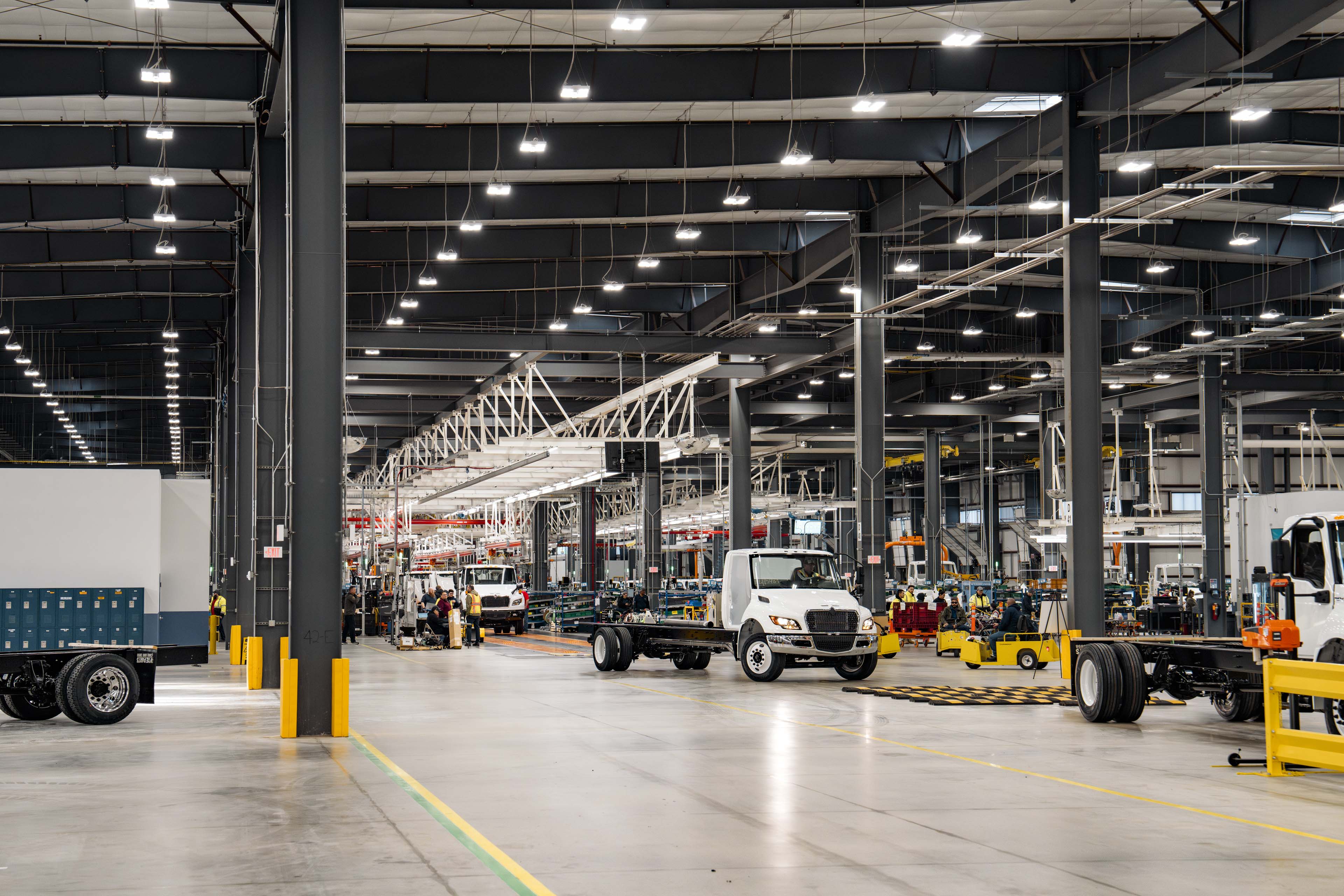 International Motors sees orders surge but unit sales dip as North American market continues to recover.