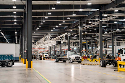 International Motors sees orders surge but unit sales dip as North American market continues to recover.