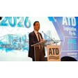 Sen. Bernie Moreno (R-Ohio) speaks during the 2026 ATD Legislative Fly-in last month in Washington D.C.