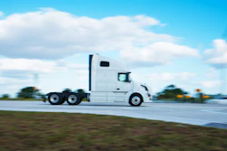 Tractor Isolated On Highway