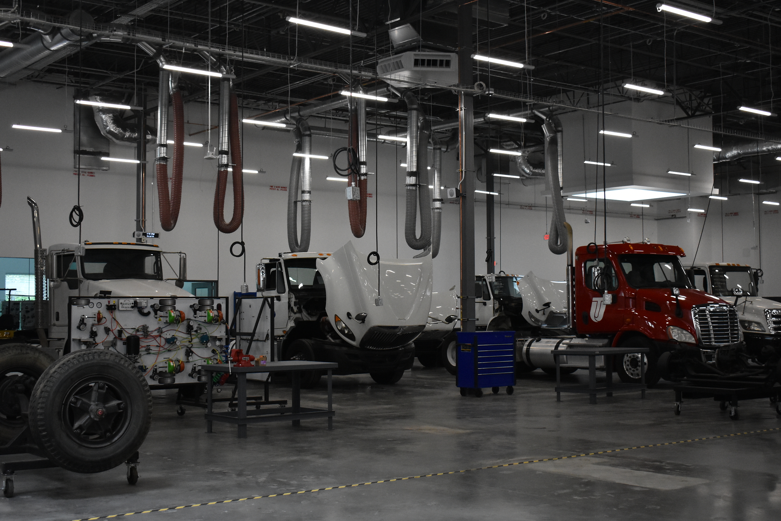 The diesel work space at Universal Technical Institute-Atlanta.