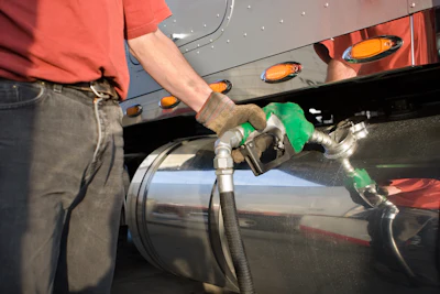 Fueling A Diesel Truck
