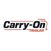 Carry-On Trailer logo with black text and orange trailer icon