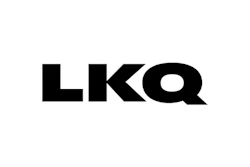 LKQ Corporation black and white wordmark logo