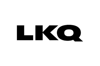 LKQ Corporation black and white wordmark logo