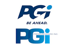 Premium Guard Inc. logo with 'BE AHEAD' tagline in dark navy and light blue