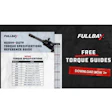 FULLBAY logo with free torque guides download promotion featuring heavy-duty specifications reference chart
