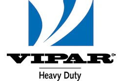 Vipar Heavy Duty logo featuring blue curved design with black text wordmark and registered trademark symbol